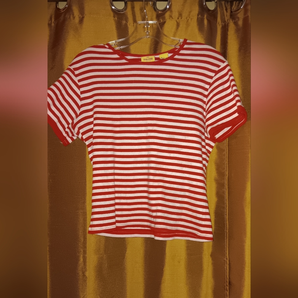 Women's LIMITED stripped crop top
